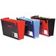 Rexel Carry Expander File Free-standing with Elastic Strap 13 Pockets for 300 Sheets A4 Red Ref 2101164