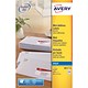 Avery Mini Labels Inkjet 65 per Sheet 38.1x21.2mm White Ref J8651-25 [1625 Labels]