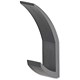 Acorn Hat and Coat Hooks Concealed Fixings with Screws and Wall Plugs Graphite Ref 385150 [Pack 5]