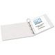 Emgeenius Presentation Binders 4 D-Ring with Cover Pockets 40mm Capacity A4 White Ref 681160 [Pack 10]