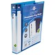 Snopake Presentation Ring Binder Polypropylene 4 O-Ring 25mm Size A4 Electra Blue Ref 13367 [Pack 10]
