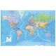 Map Marketing World Map 3D Effect Giant Unframed 315 miles to 1 inch Scale W1200xH1830mm Ref GWLD
