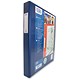 Emgee Ring Binder PVC Upright 4 D-ring 40mm Capacity A3 Blue Ref 570461 [Pack 2]