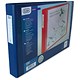 Emgee Ring Binder PVC Oblong 4 D-ring 40mm Capacity A3 Blue Ref 570451 [Pack 2]