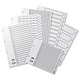 Concord Index PVC 145 Micron Punched 4 Holes Jan-Dec A4 White Ref 05901