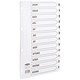 Concord Classic Index Mylar-reinforced Punched 4 Holes Jan-Dec A4 White Ref 02201/CS22