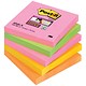 Post it Super Sticky Notes 76x76mm Neon Rainbow Ref 654SN [Pack 5]