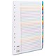 Concord Punched Pocket Index Multicolour-tabbed Europunched 1-31 Extra Wide A4 White Ref CS100