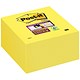 Post-it Super Sticky Note Cube Pad of 350 Sheets 76x76mm Yellow Ref 2028-S