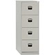 Trexus Filing Cabinet Steel Lockable 4-Drawer W470xD622xH1321mm Grey