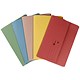 5 Star Premier Document Wallet Half Flap 285gsm Capacity 32mm Foolscap Assorted [Pack 50]