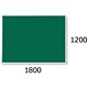 5 Star Premier Noticeboard with Fixings and Aluminium Trim W1800xH1200mm Green