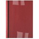 Ibico Thermal Binding Covers 6mm Front PVC Clear Back Leathergrain A4 Red Ref IB451232 [Pack 100]
