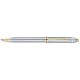 Cross Townsend Medalist Ball Pen Chrome with Gold Trim Ref 502