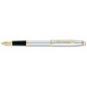 Cross Century II Medalist Fountain Pen Chrome with Gold Trim Ref 3309