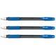 Pilot BPS GP Ball Pen Rubberised Grip Medium 1.0mm Tip 0.4mm Line Blue Ref BPGPM03 [Pack 12]