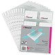 Rexel Nyrex Business Card Pocket Multipunched 10 Pockets for 20 Cards A4 Clear Ref 13681 [Pack 10]
