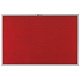 Sasco Conference Noticeboard with Fixings and Aluminium Frame W1200xH900mm Burgundy Ref 30125