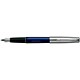 Parker Frontier Fountain Pen Translucent Blue with Stainless Steel Nib and Trim Ref S0710860