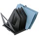 Rotadex Datafind Document File Sorter Metal with 7 Pivoting Dividers Black Ref DTF6-BK