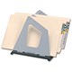 Rotadex Datafind Document File Sorter Metal with 7 Pivoting Dividers Grey Ref DTF6-GM