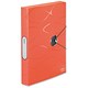 Leitz Vivanto Box File Polypropylene with CD Holding Flaps 40mm A4 Orange Ref 45310049 [Pack 10]