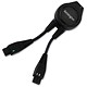 Kensington Dual Charging Cable Split for 2 Digital Devices 1 Laptop and 1 Low-wattage Ref 38013EU