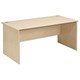 Trexus Classic Desk Rectangular Panel End W1600xD800xH720mm Maple