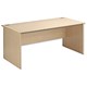 Trexus Classic Desk Rectangular Panel End W1800xD800xH720mm Maple