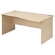Trexus Classic Desk Wave Panel End Right-hand W1600xD1000-800xH720mm Maple