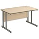 Trexus Cantilever 1200 Desk Rectangular W1200xD800xH720mm Maple