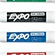 Sanford Expo Dry Erase Marker Bullet Tip 3mm Line Assorted Ref S0584100[Wallet 4]