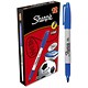 Sharpie Permanent Marker Fine Tip 1.0mm Line Blue Ref S0750160 [Pack 12]