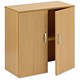 Trexus Modular Storage Double Cupboard Unit Lockable W750xD400xH805mm Oak