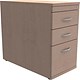 Image of Trexus Mobile Filing Pedestal Desk-High 3-Drawer W400xD800xH725mm Maple