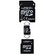 PNY Technologies Micro SD Media Memory Card and Adaptor Capacity 1GB Ref P-MICROSD1GBKAD1-BX