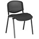 Image of Trexus Stacking Chair Mesh-Back Seat W480xD440xH470mm Black Ref PS500MB