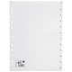 5 Star Office Index Multipunched 120 micron Polypropylene 1-12 A4 White