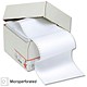 5 Star Office Listing Paper 1-Part 2000 Sheets per Box 80gsm 11inch2/3x235mm Plain/Micro Perf [1 Box]