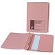 5 Star Office Flat File with Pocket Recycled Manilla 315gsm 38mm Foolscap Pink [Pack 25]