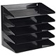 Avery Letter Rack 5-Tier Steel W380xD230xH335mm Black Ref 605SBLK