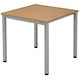 Image of Sonix Table Square 25mm Top W800xD800xH720mm Oak Ref 23