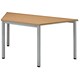 Image of Sonix Table Trapezoidal 25mm Top W1600xD800xH720mm Oak Ref 19