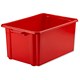 Strata Storemaster Crate Jumbo External W560xD385xH280mm 48.5 Litres Red Ref HW48