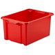 Strata Storemaster Maxi Crate External W470xD340xH240mm 32 Litres Red Ref HW46