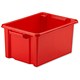 Strata Storemaster Midi Crate External W360xD270xH190mm 14.5 Litres Red Ref HW44