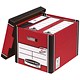 R-Kive Premium Archive Storage Box W330xD381xH298mm Red and White Ref 00728-10 [Pack 10]