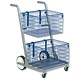 Versapak Major Mail Trolley 2 Large Baskets W555xD735xH940mm Blue Ref MT2 BLD