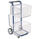 Versapak Minor Mail Trolley 2 Front Baskets and Rear Pannier W480xD610xH1060mm Blue Ref MT1 BLD