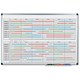 Legamaster Premium Project Year Planner Magnetic Grid 4x11mm 20 Items 2x6 Months W900xH600mm Ref 4140-00
